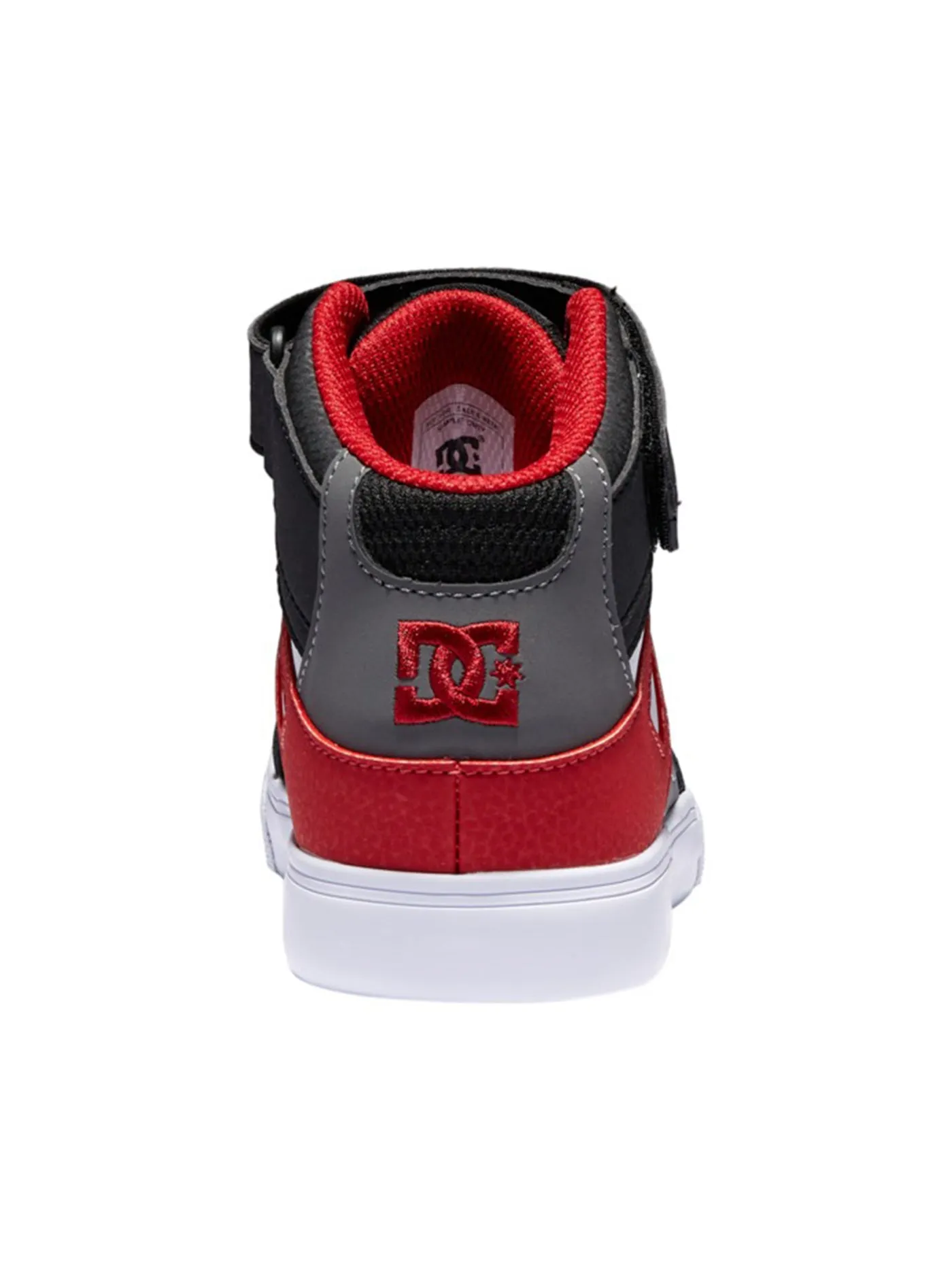 Pure High-Top EV White/Grey/Red Shoes (Kids)