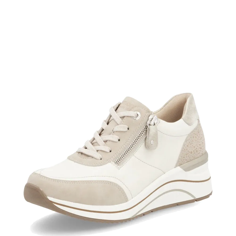 Remonte Women's Eleni 00 Wedge Sneaker in Ginger