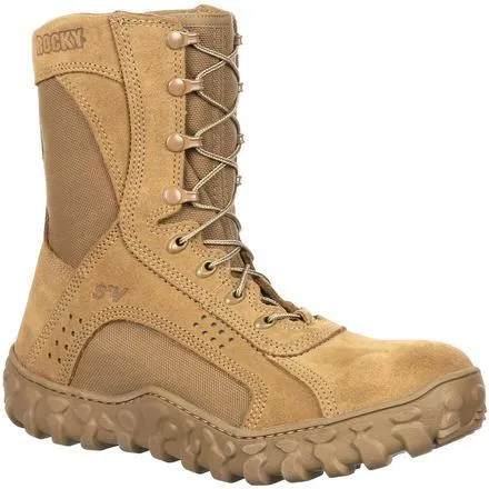 Rocky Men's S2V 8" Steel Toe Tactical Military Boot - Brown - RKC053