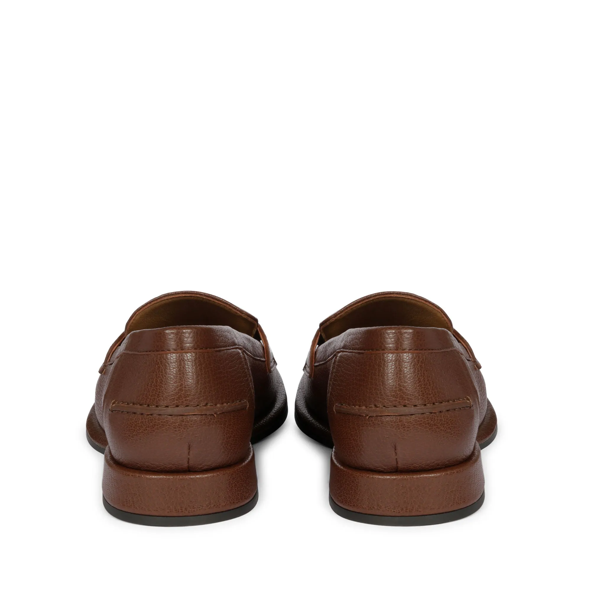 Saint Carla Cuoio Leather Saddle Strap Moccasins