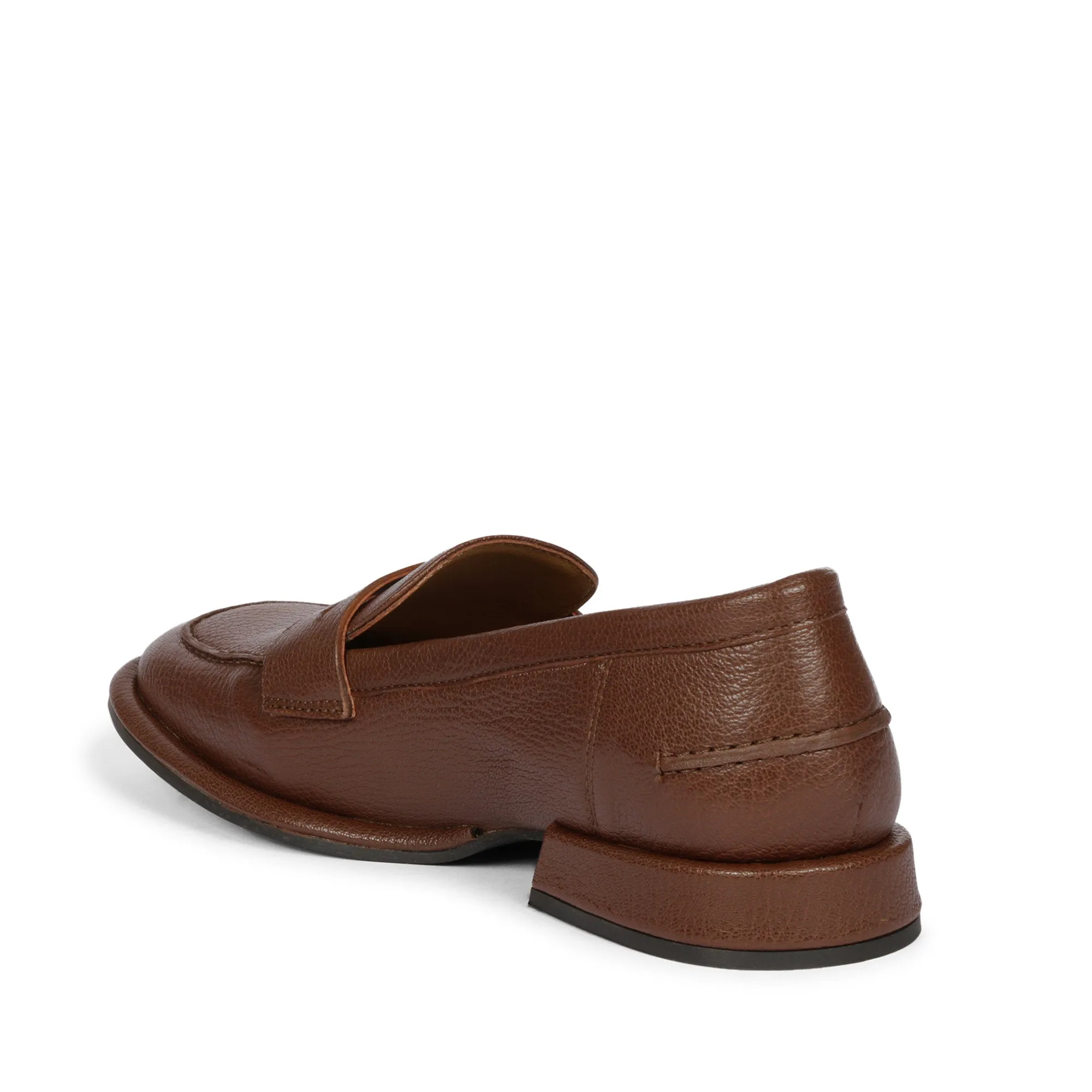 Saint Carla Cuoio Leather Saddle Strap Moccasins