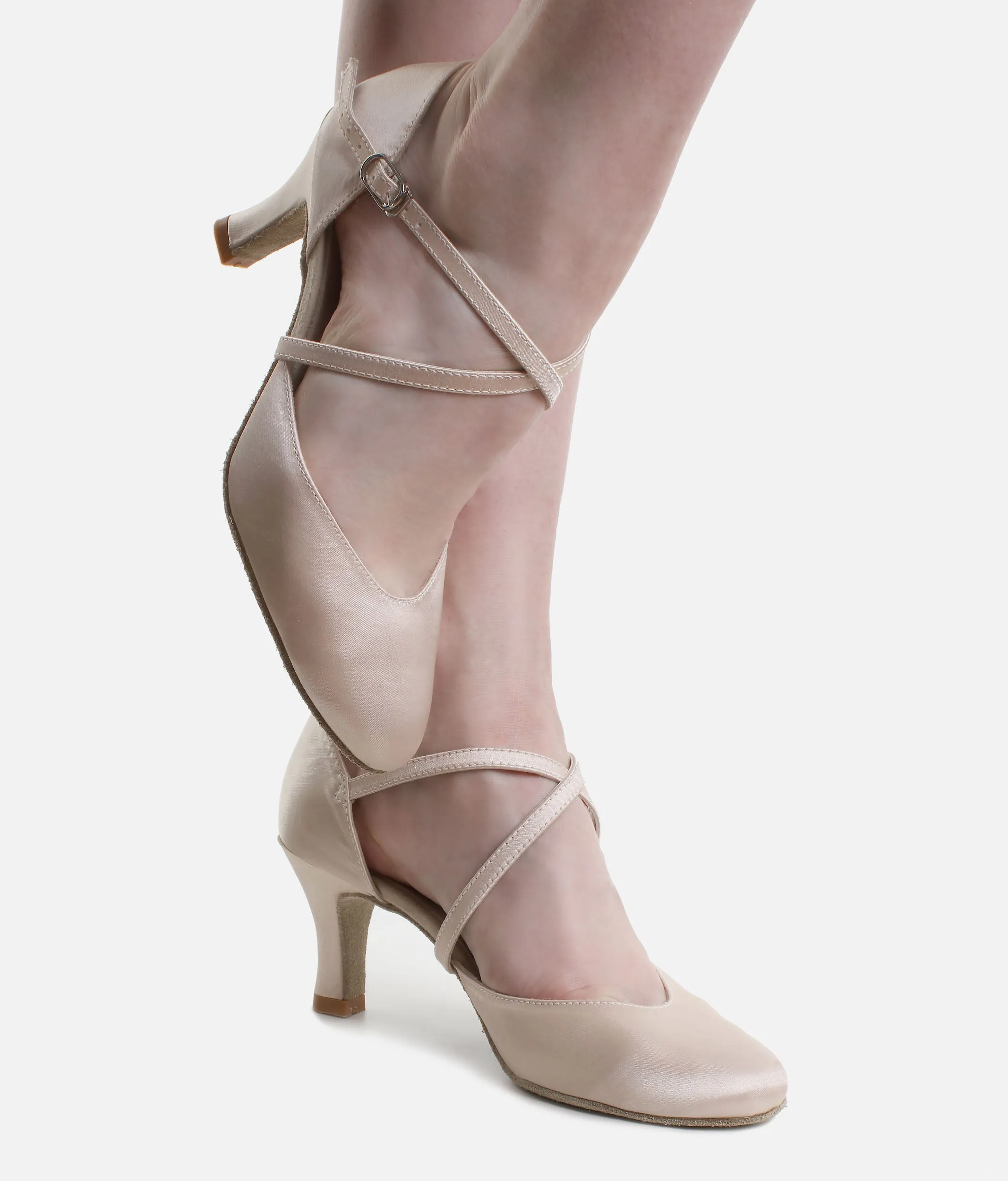 Satin Dance Shoes, Ballroom Shoes - BL156