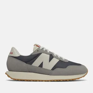 Scarpe Uomo NEW BALANCE Sneakers 237 in Suede e Nylon colore Marblehead Grey