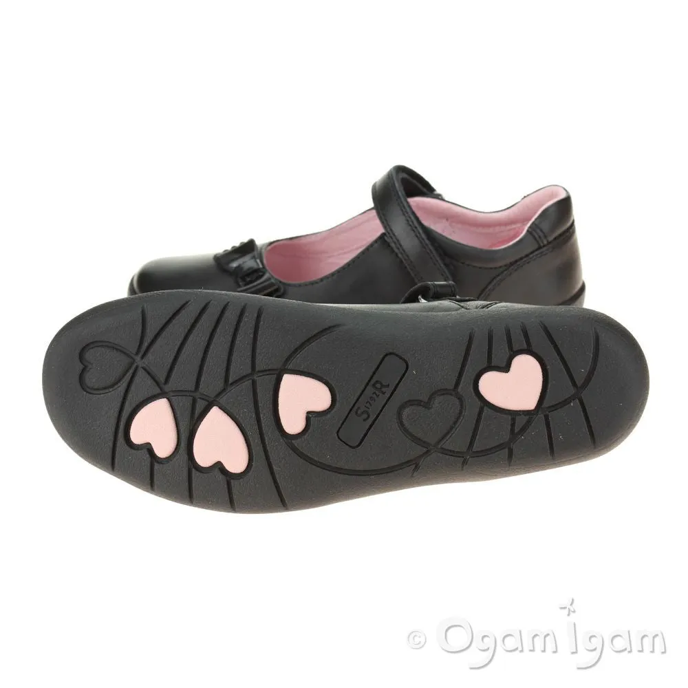 Start-rite Giggle Girls Black School Shoe