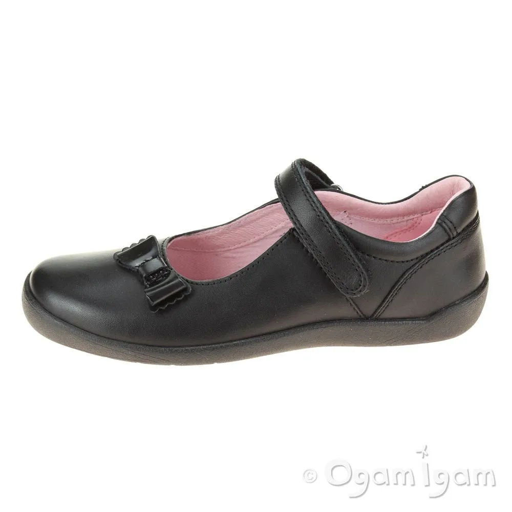 Start-rite Giggle Girls Black School Shoe