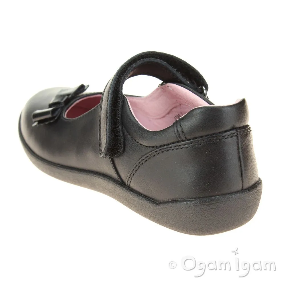 Start-rite Giggle Girls Black School Shoe