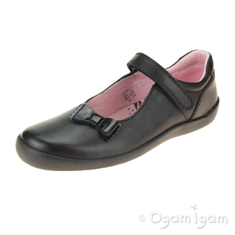 Start-rite Giggle Girls Black School Shoe