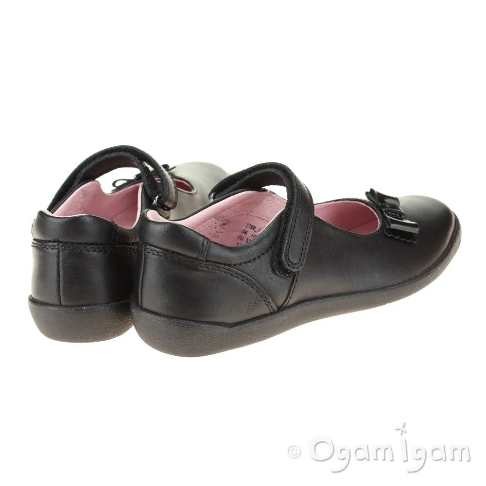 Start-rite Giggle Girls Black School Shoe