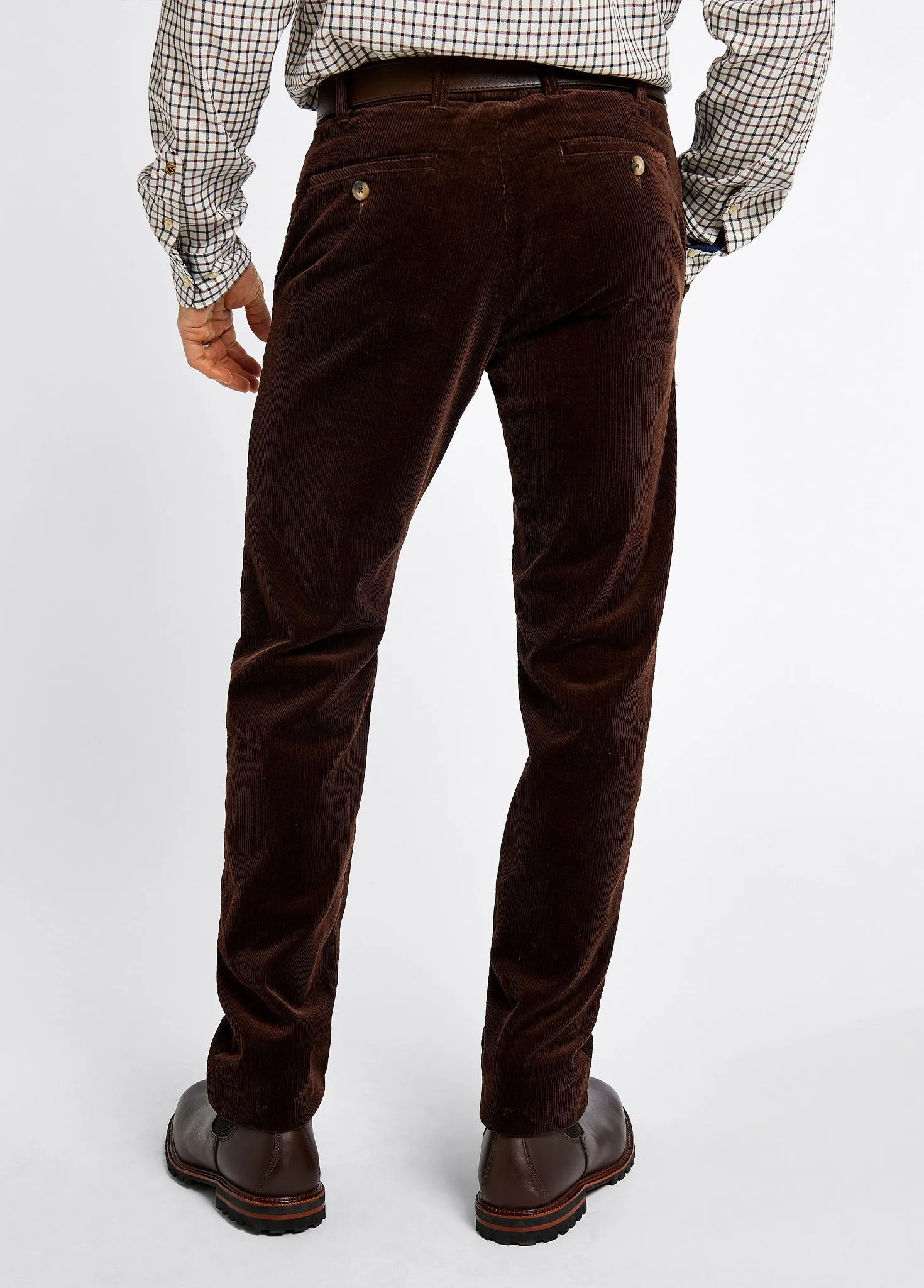 Stride Men's Corduroy Trousers 32in inseam - Brown