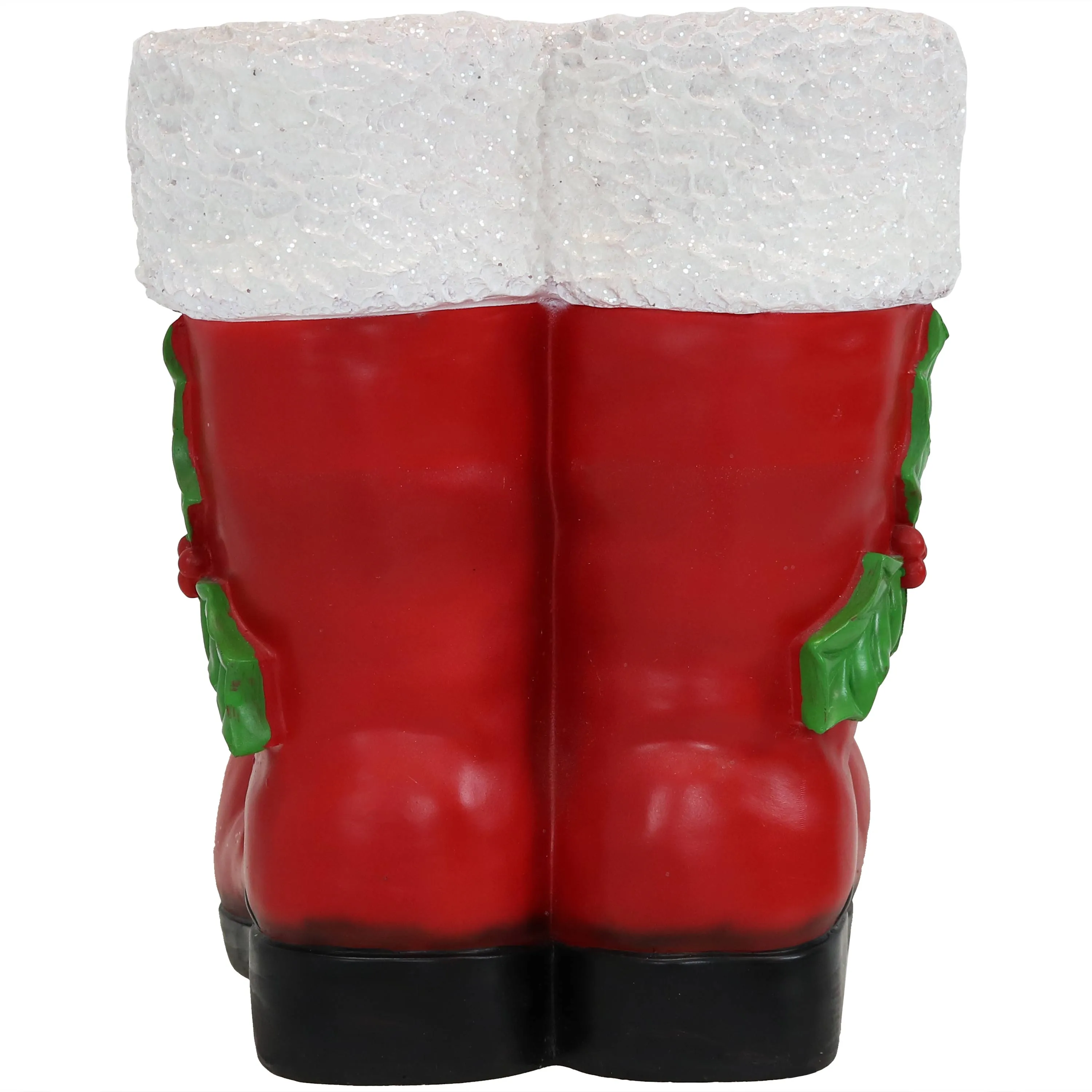 Sunnydaze Santa Boots Statue Christmas Decor - 13"