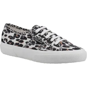 Superga 2750 Light Leopard Print Cotton Women's Light Beige Leopard Trainers