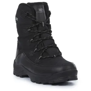 Trespass Zotos Mens Snow Boots, Black UK 9 only