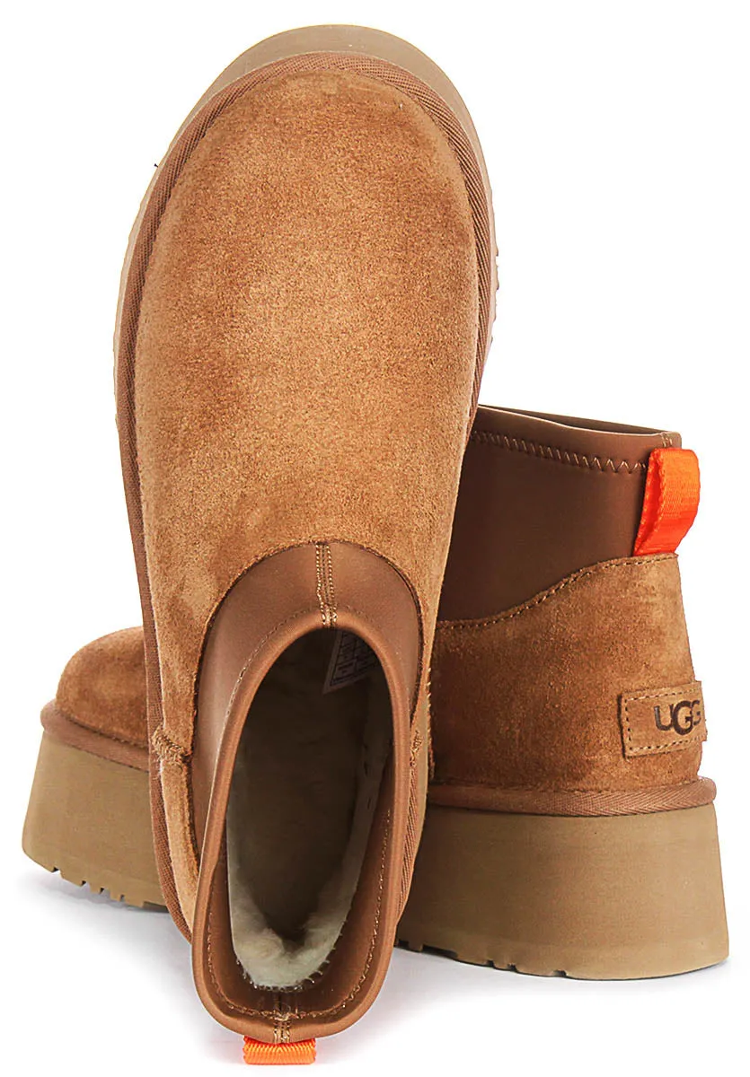 Ugg Australia Mini Dipper In Chestnut For Women