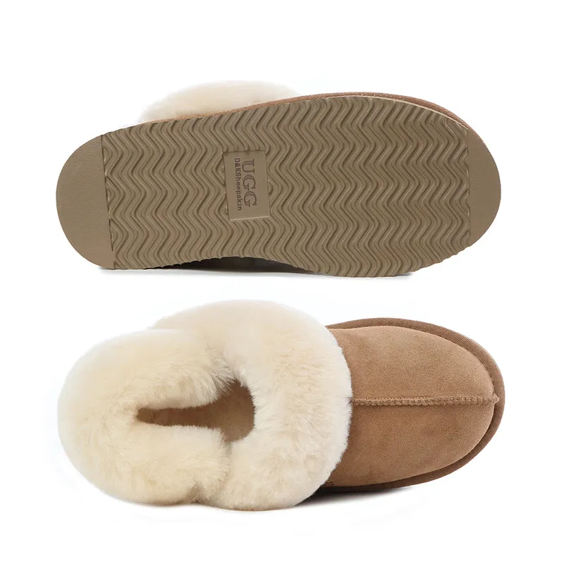 UGG Fluffy Strappy Platform Scuff