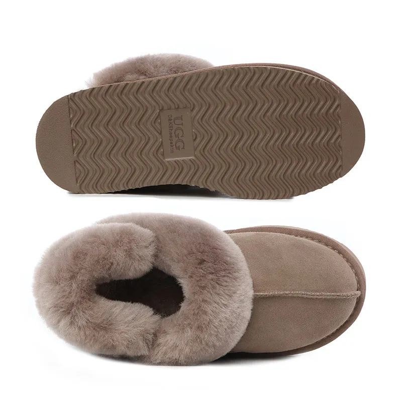 UGG Fluffy Strappy Platform Scuff