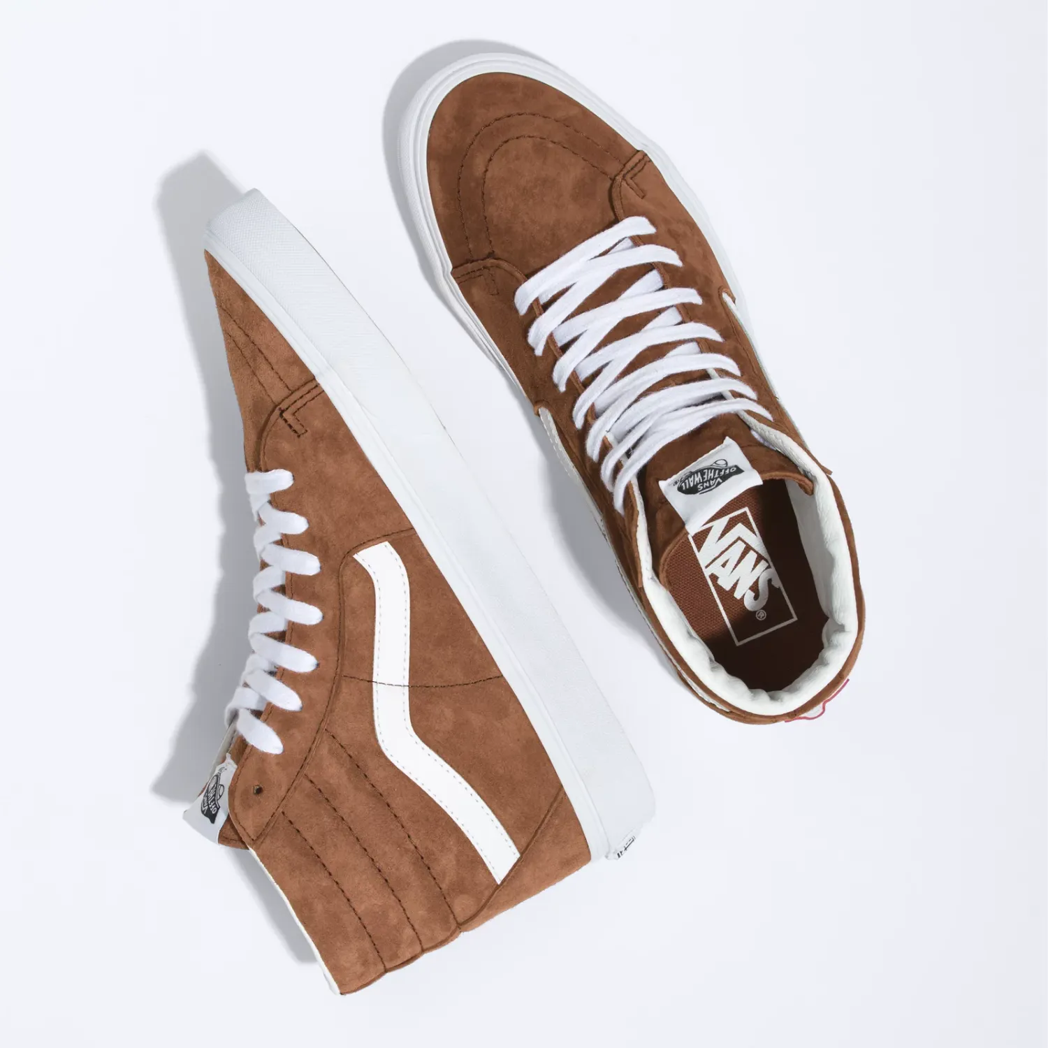 Vans Sk8-Hi Pig Suede Tortoise Shell Men's Skate Shoes