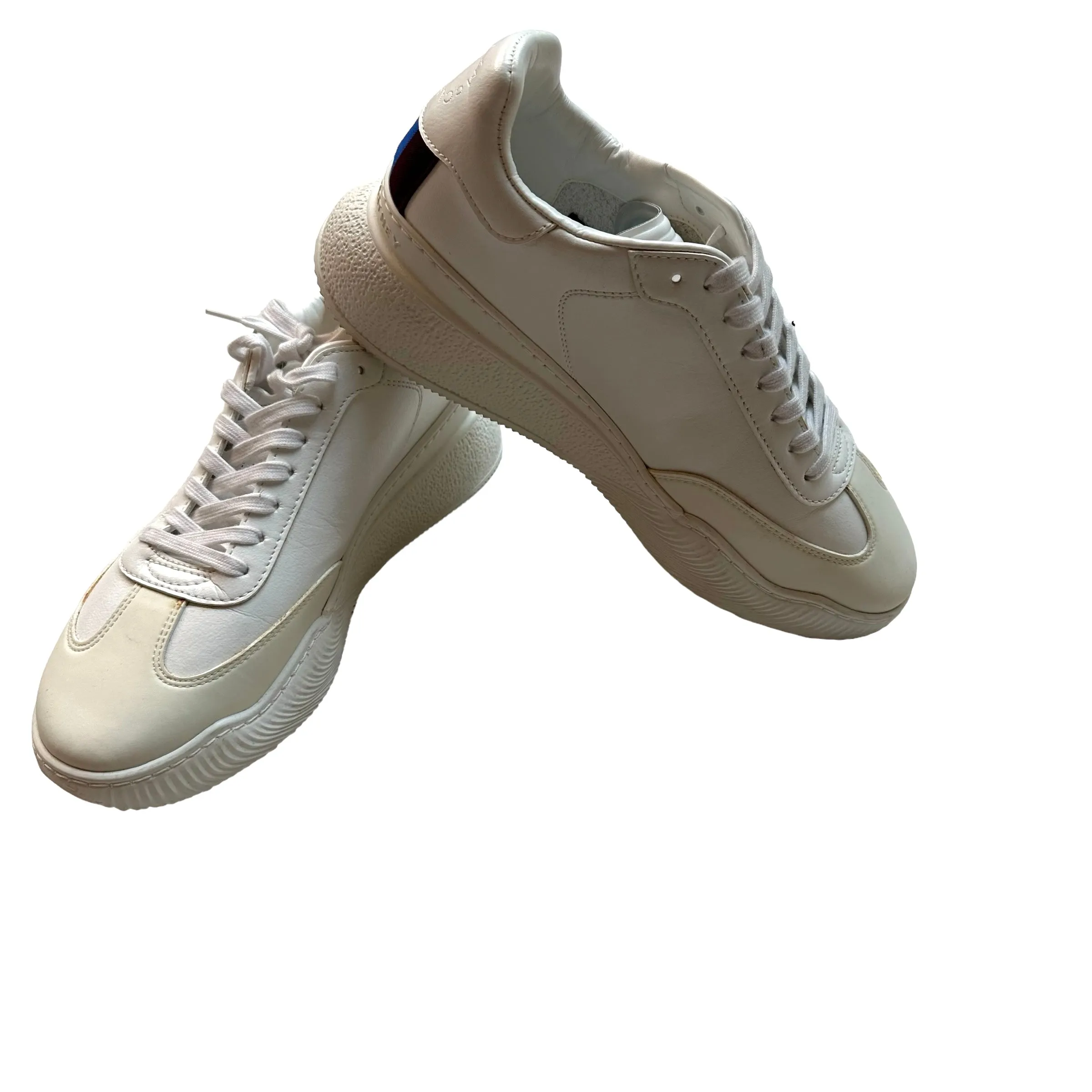 White Leather Sneakers - 11