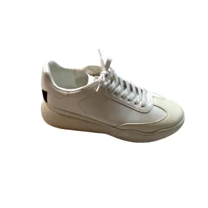 White Leather Sneakers - 11