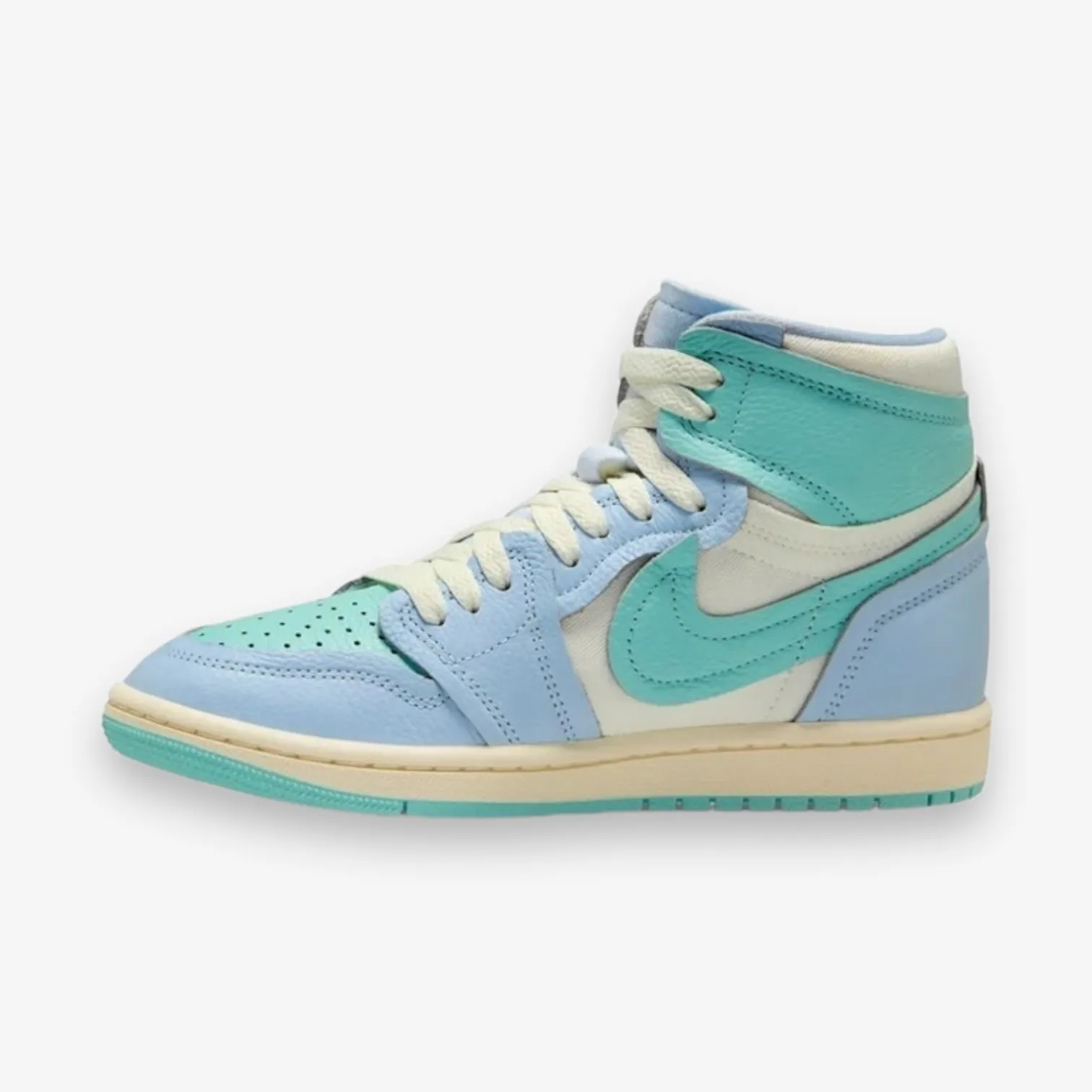 Womens Air Jordan 1 MM High Hydrogen Blue Sail Light Dew FB9891-401