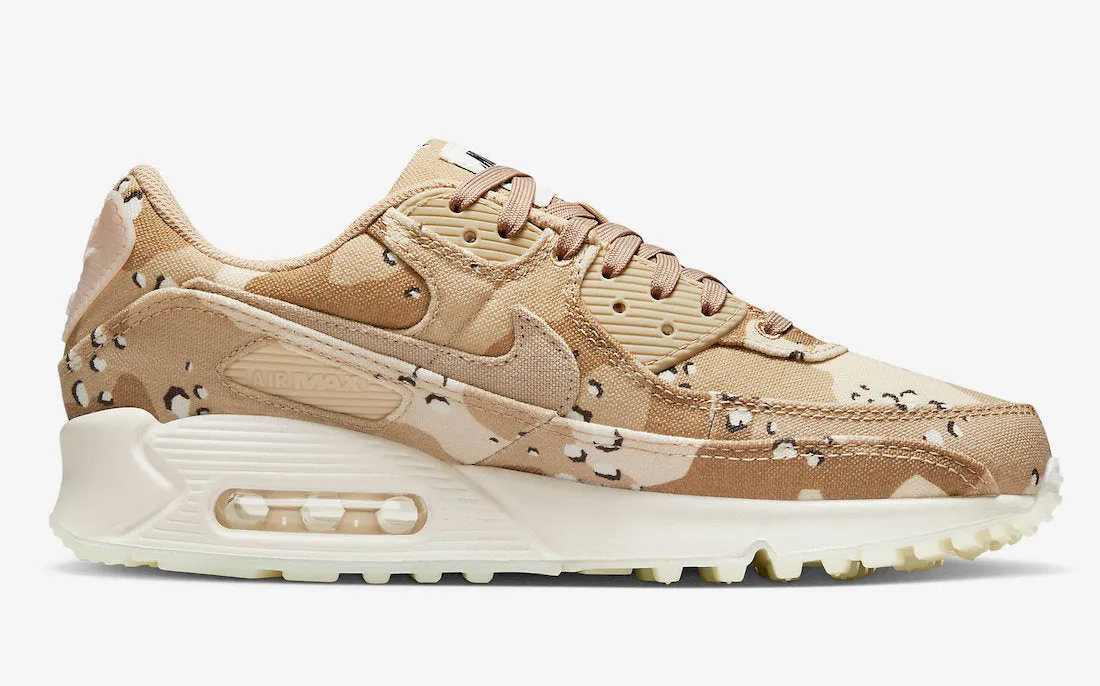 WOMEN'S NIKE AIR MAX 90 HEMP/LIGHT SOFT PINK-SAIL-VELVET BROWN DX2313-200