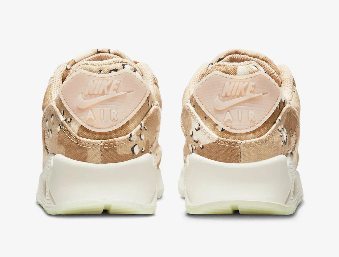 WOMEN'S NIKE AIR MAX 90 HEMP/LIGHT SOFT PINK-SAIL-VELVET BROWN DX2313-200